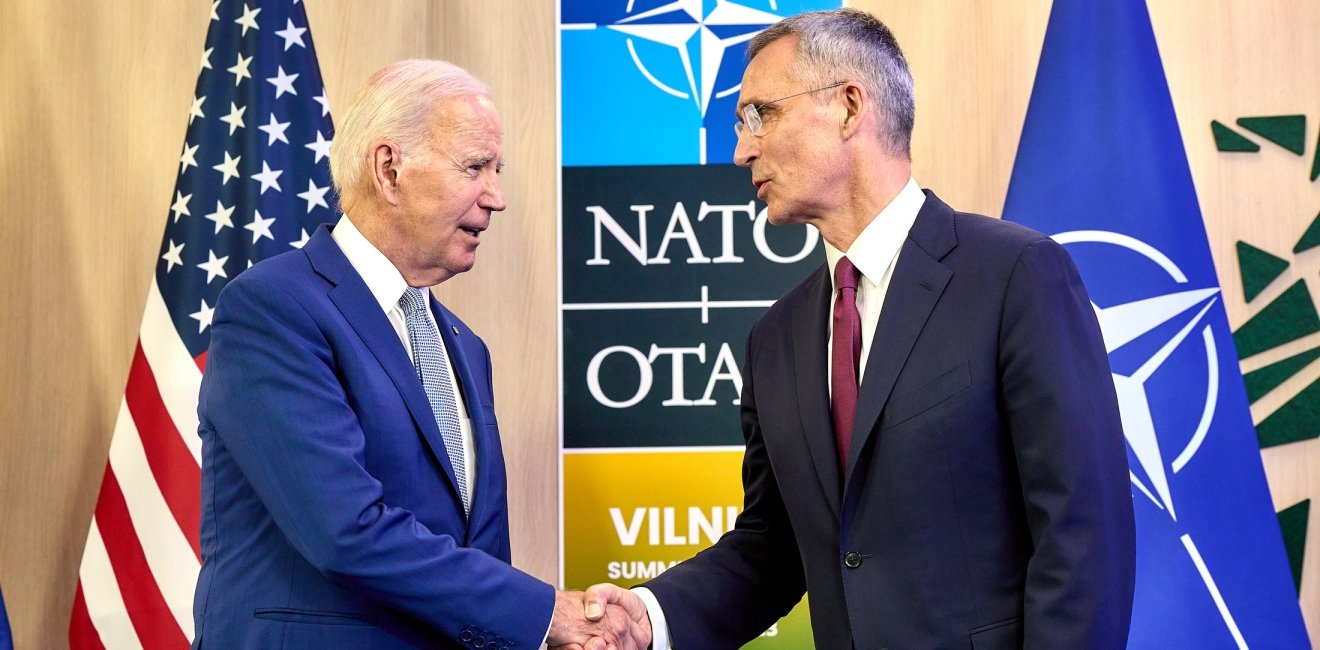 Biden and Stoltenberg