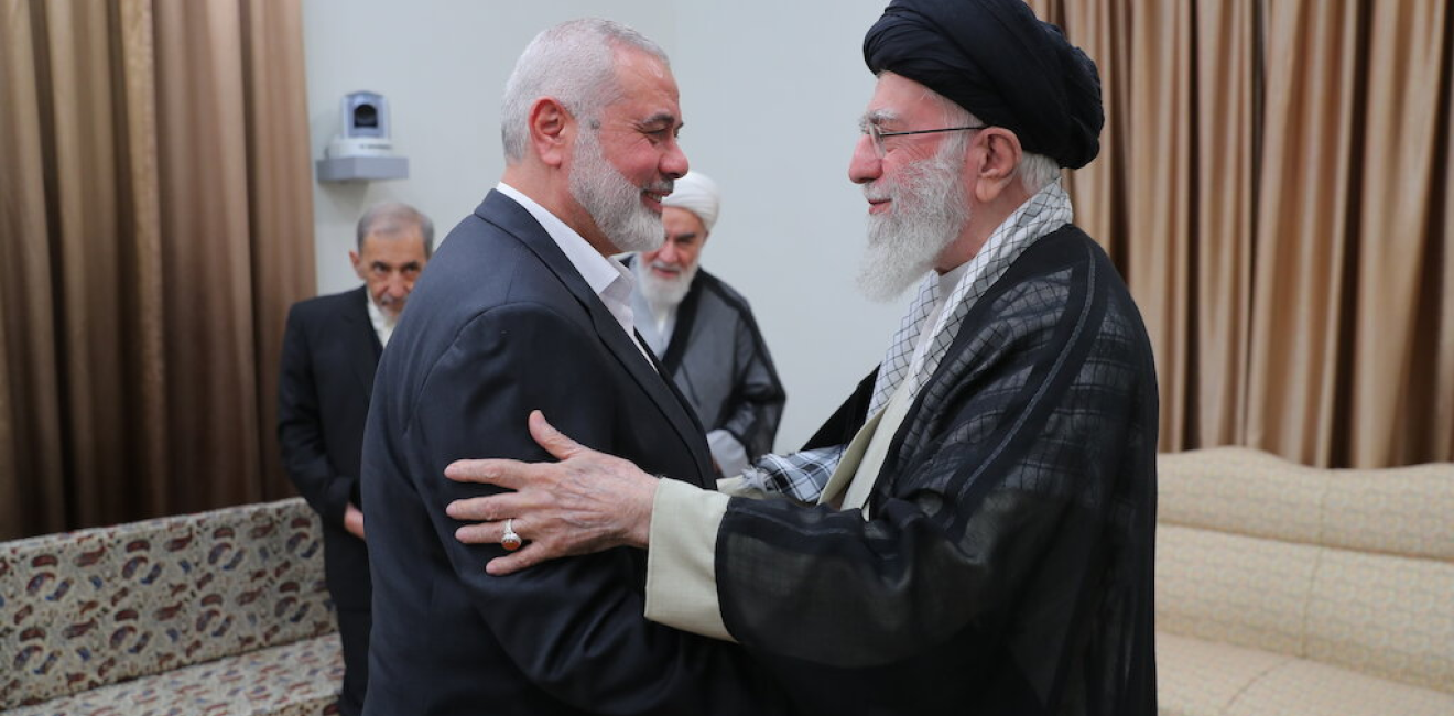 Haniyeh and Khamenei 2024