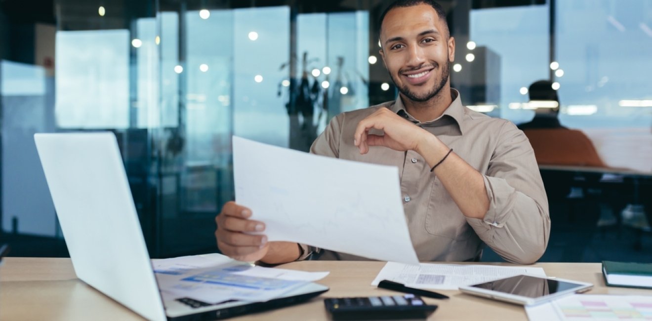 A young African-American male designer