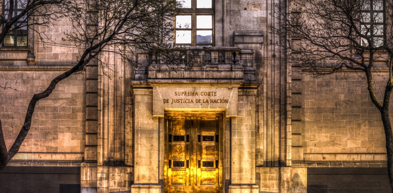 facade of Supreme Mexican court of justice