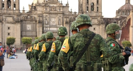 Mexico National Guard Zocalo