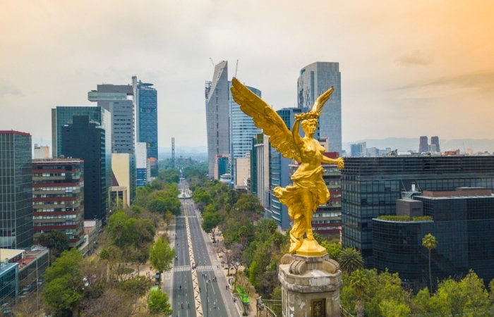 Mexico City Angel of Independence Statue