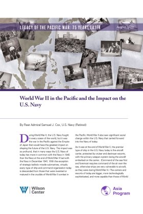 World War II in the Pacific and the Impact on the US Navy | Wilson Center