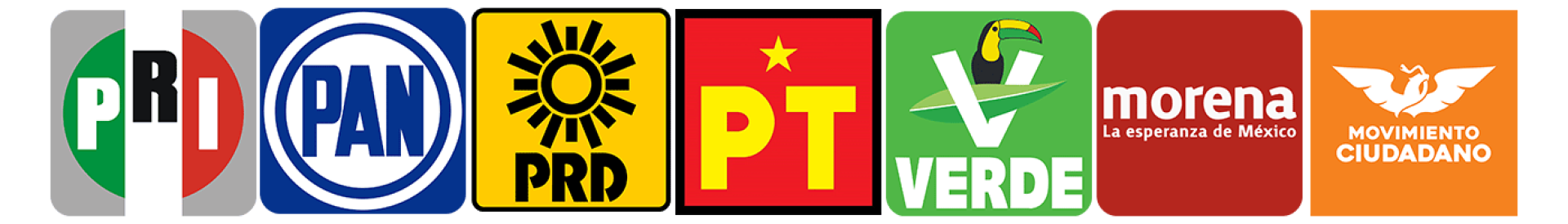 Mexican Political Party Logos