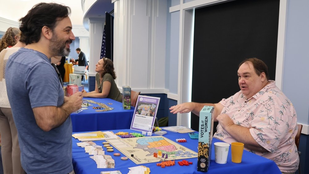 Votes for Women showcasing at the Serious Games Initiative's 20th Anniversary 