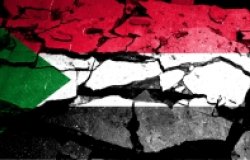 Cracked Sudan Flag